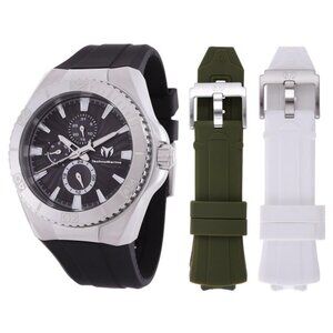 FX03590B NWT Technomarine Fashion Men's Quartz Steel Authentic Watch